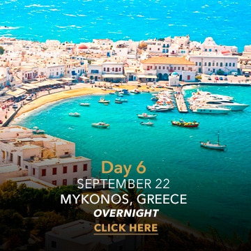 Mykonos | Desire Greek Islands Cruise 2022 ITINERARY